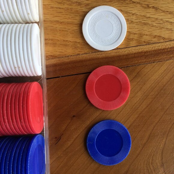 Vintage Hoyle Dice Set-poker chips-playing cards - Picture 9 of 12